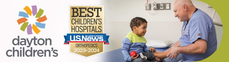 Dayton Children's U.S. News & World Report 2023-2024 rank for Orthopedics