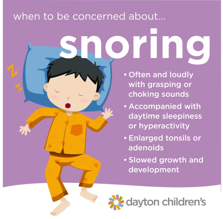 when to be concerned about snoring graphic
