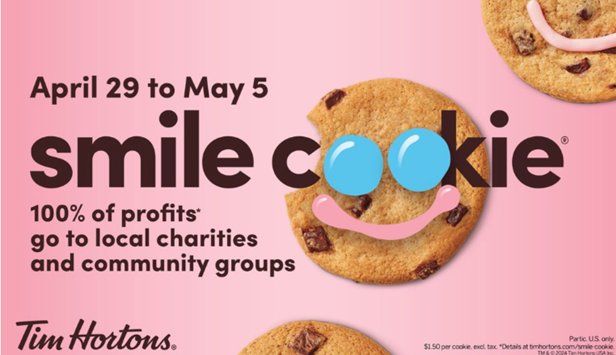tim horton's smile cookies