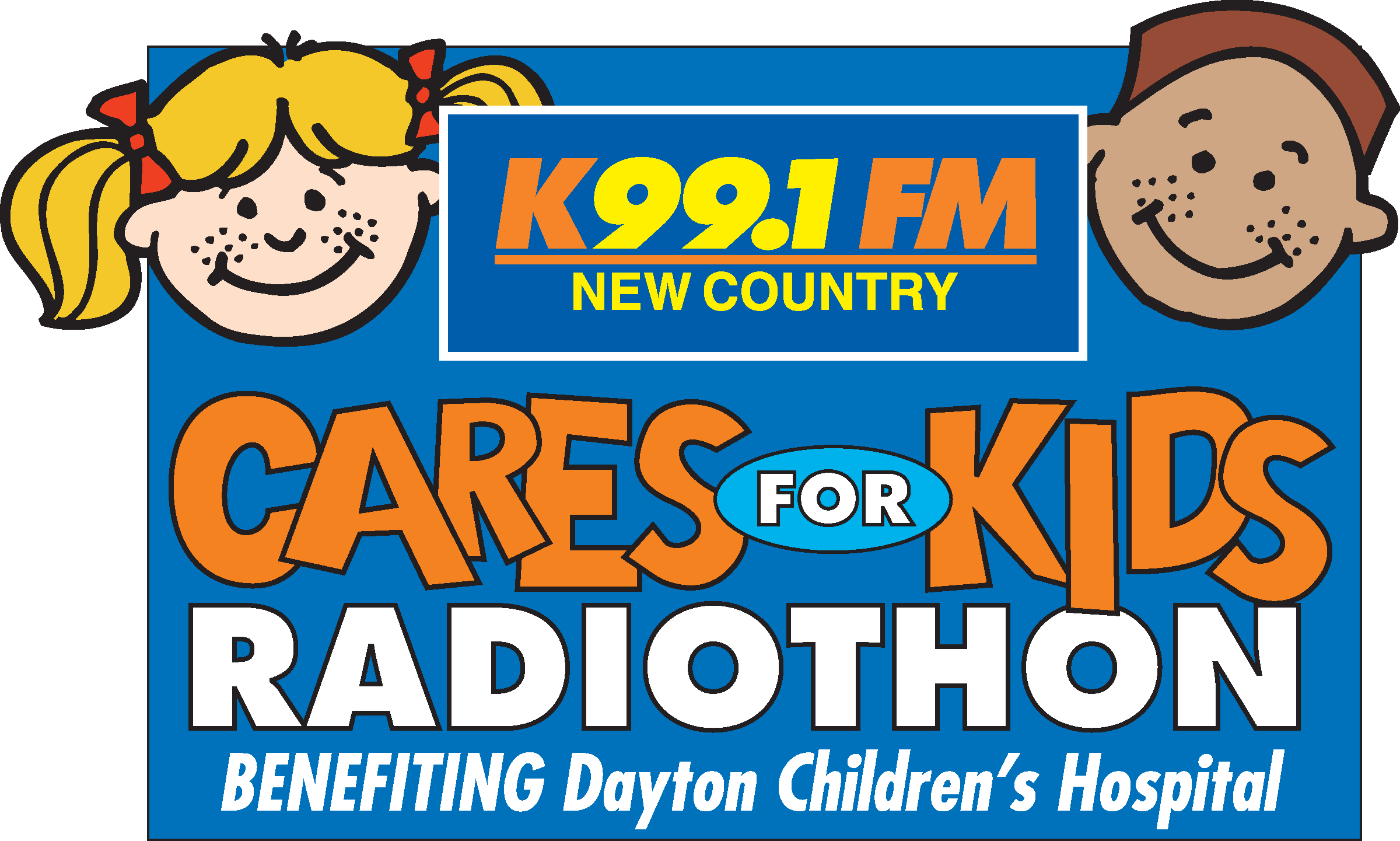 K99.1FM Cares for Kids Radiothon Logo