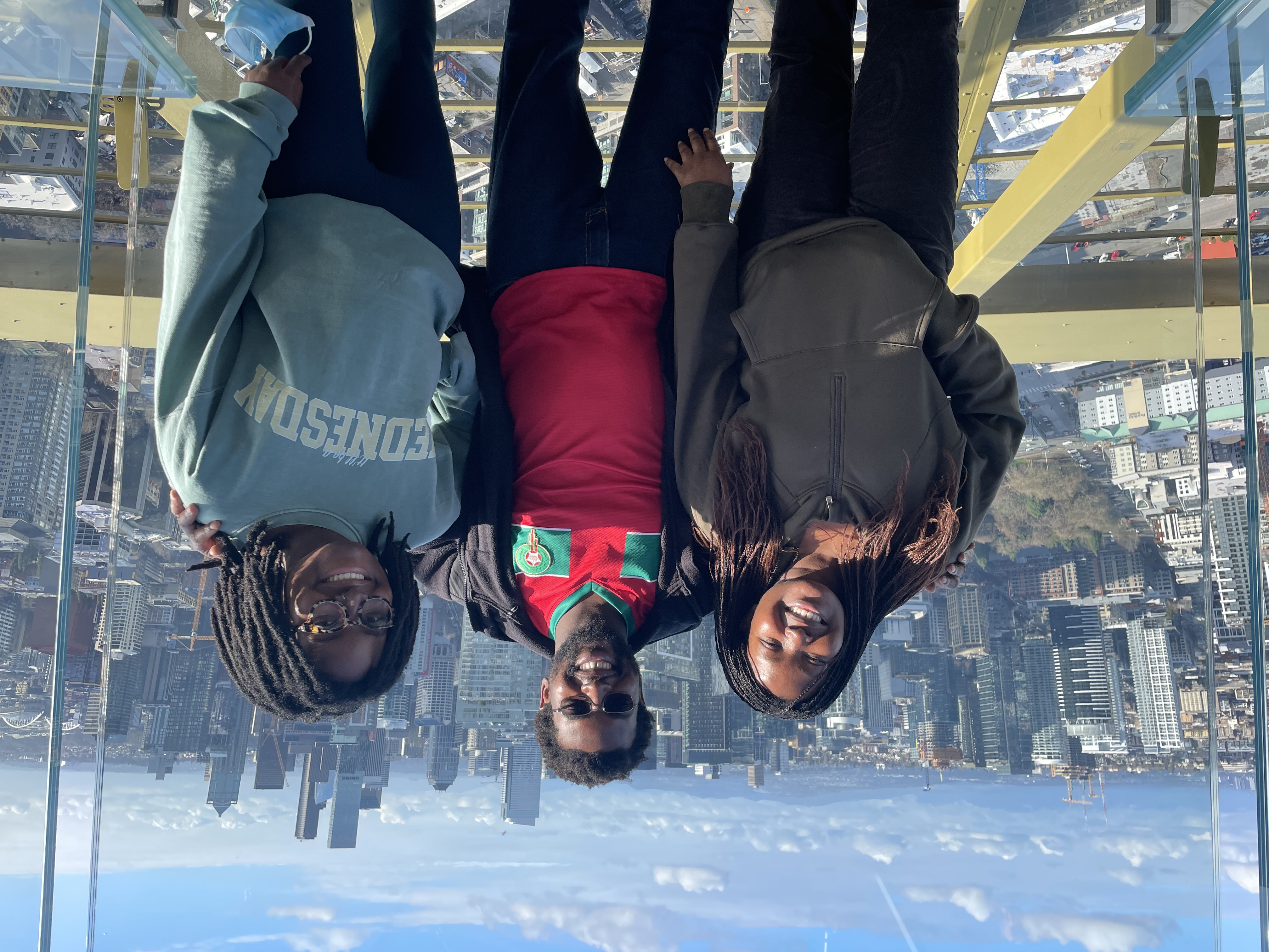 Awo with her sister and brother