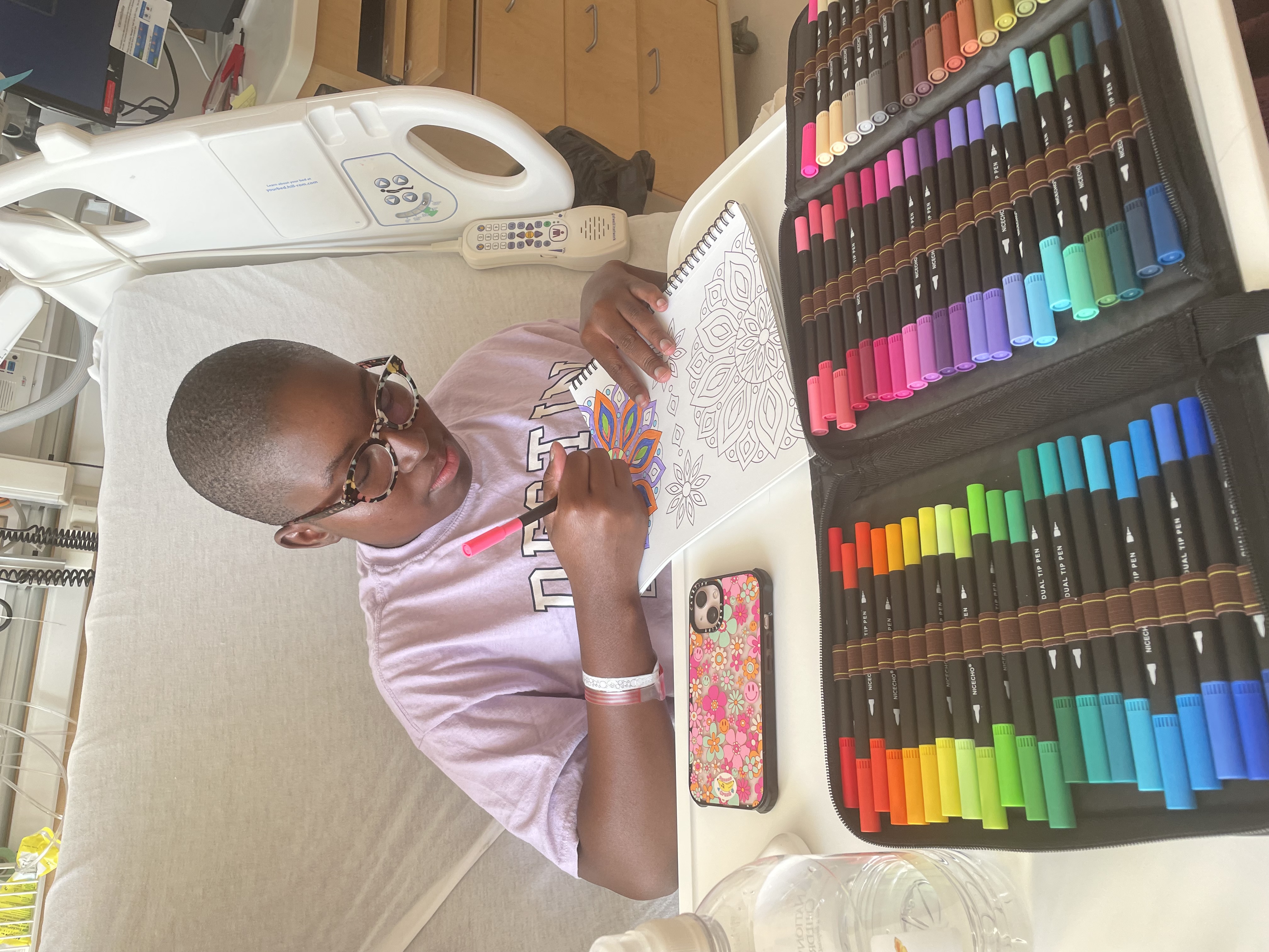 Awo coloring after transplant.