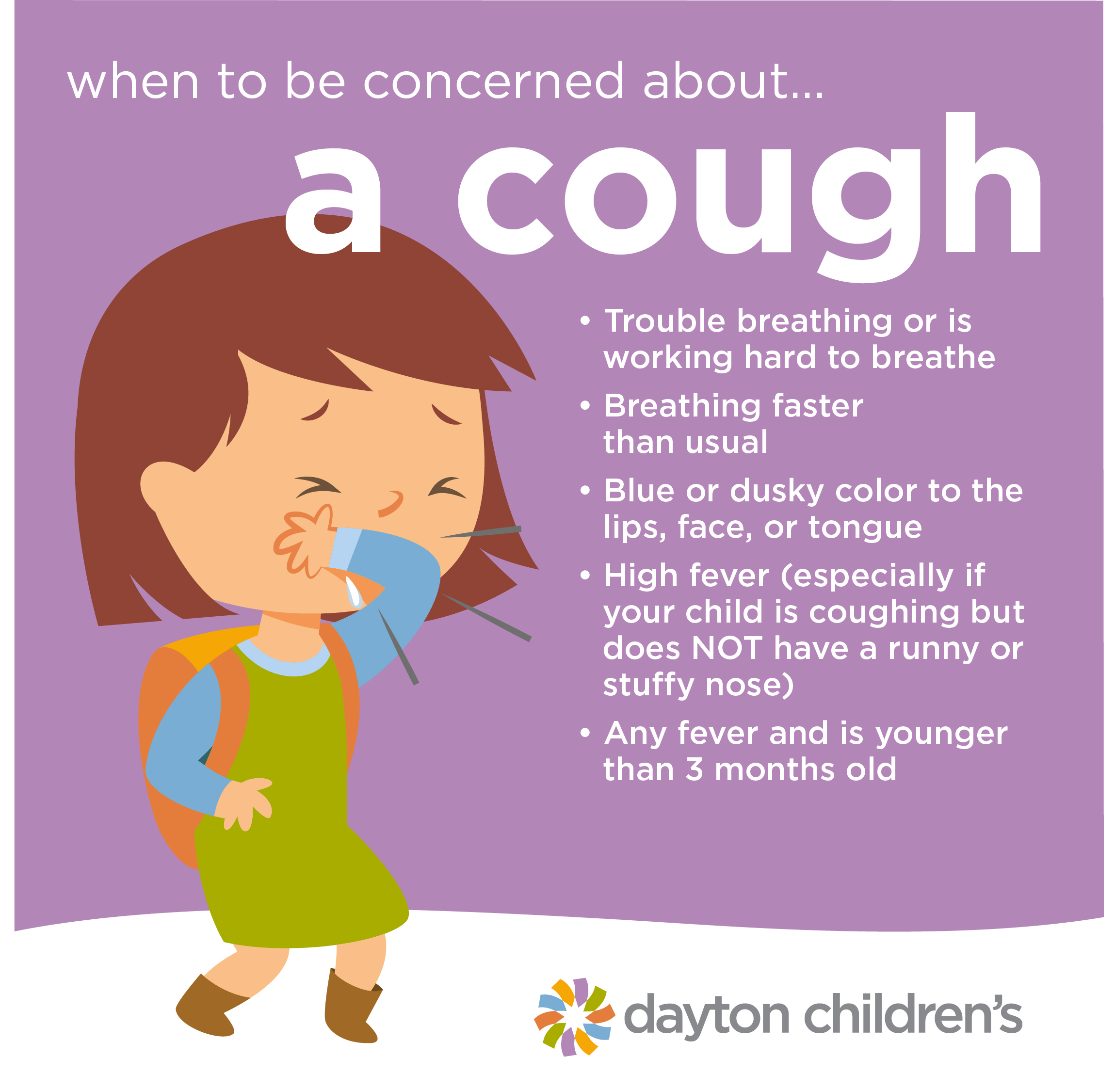 child coughing