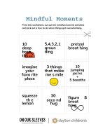 mindful moments worksheet