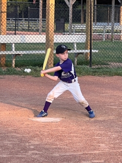 Eric is back on the field