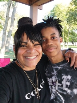 Carlos and his grandmother