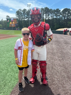 Tyler is a sports fan