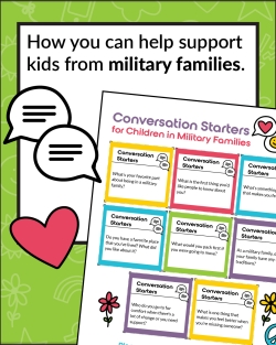 support kids from military families