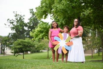 Ayden and his family