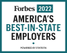 Forbes US Best in State Employers Logo