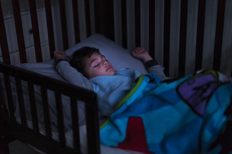 toddle sleeping in bed iStock-505825318_1