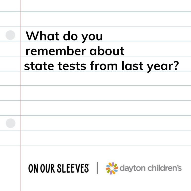 what do you remember about state tests from last year?