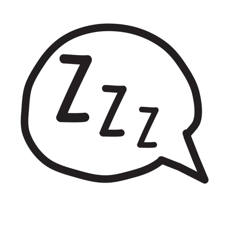 cartoon image of sleeping "z's"