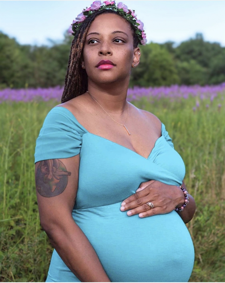 Maleka James pregnancy photos