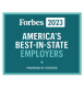 Forbes top employer 2023 badge