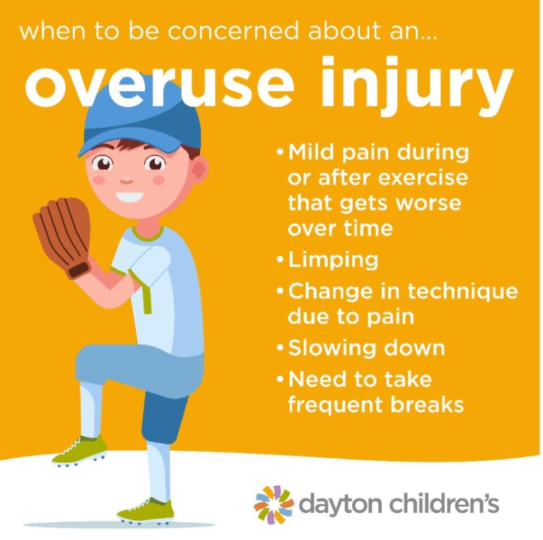 when to be concerned about an overuse injury