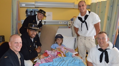 navy visits patients